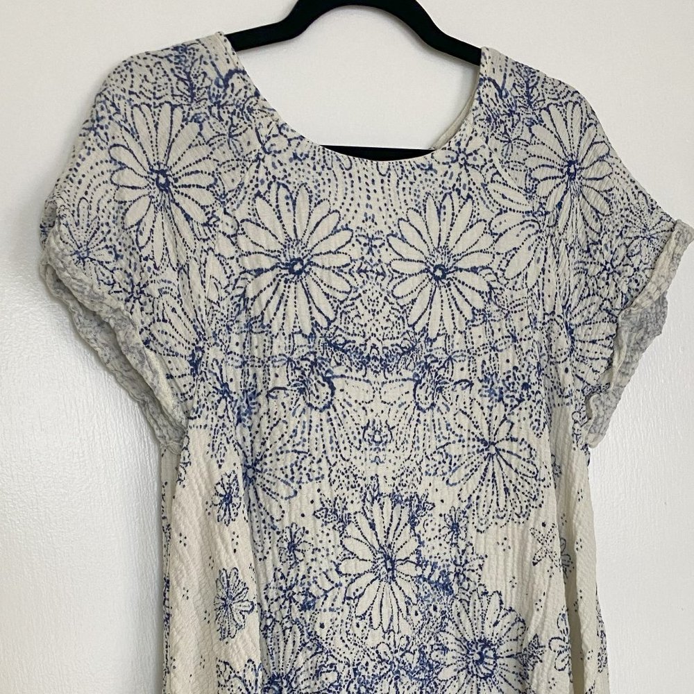 Free People Backless Daisy Print Dress